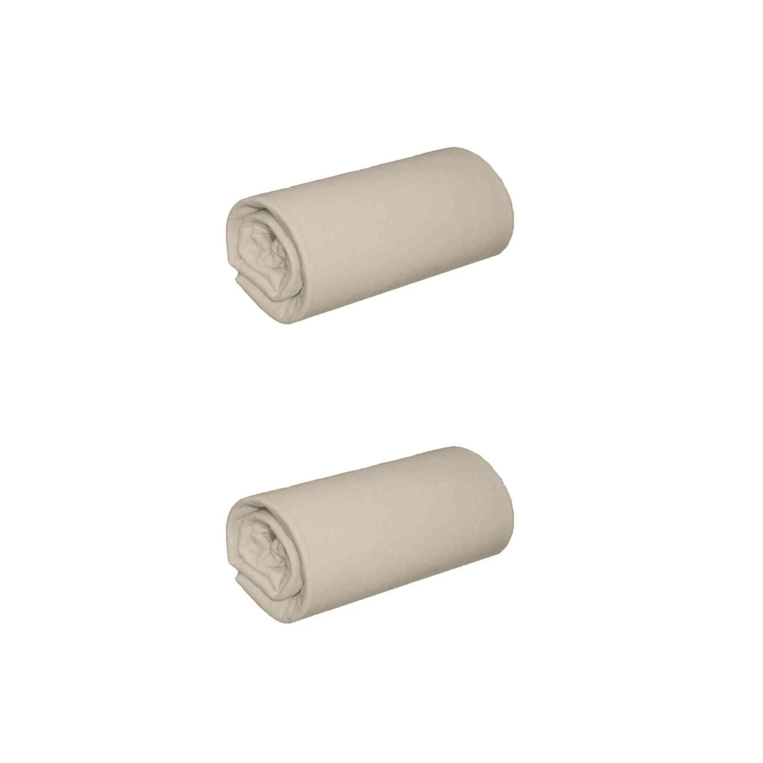 Lot De 2 Draps Housses Jersey Beige Bonnet 30 Cm 100% Coton Biologique 3 Lot De 2 Draps Housses Jersey Beige Bonnet 30 Cm 100% Coton Biologique