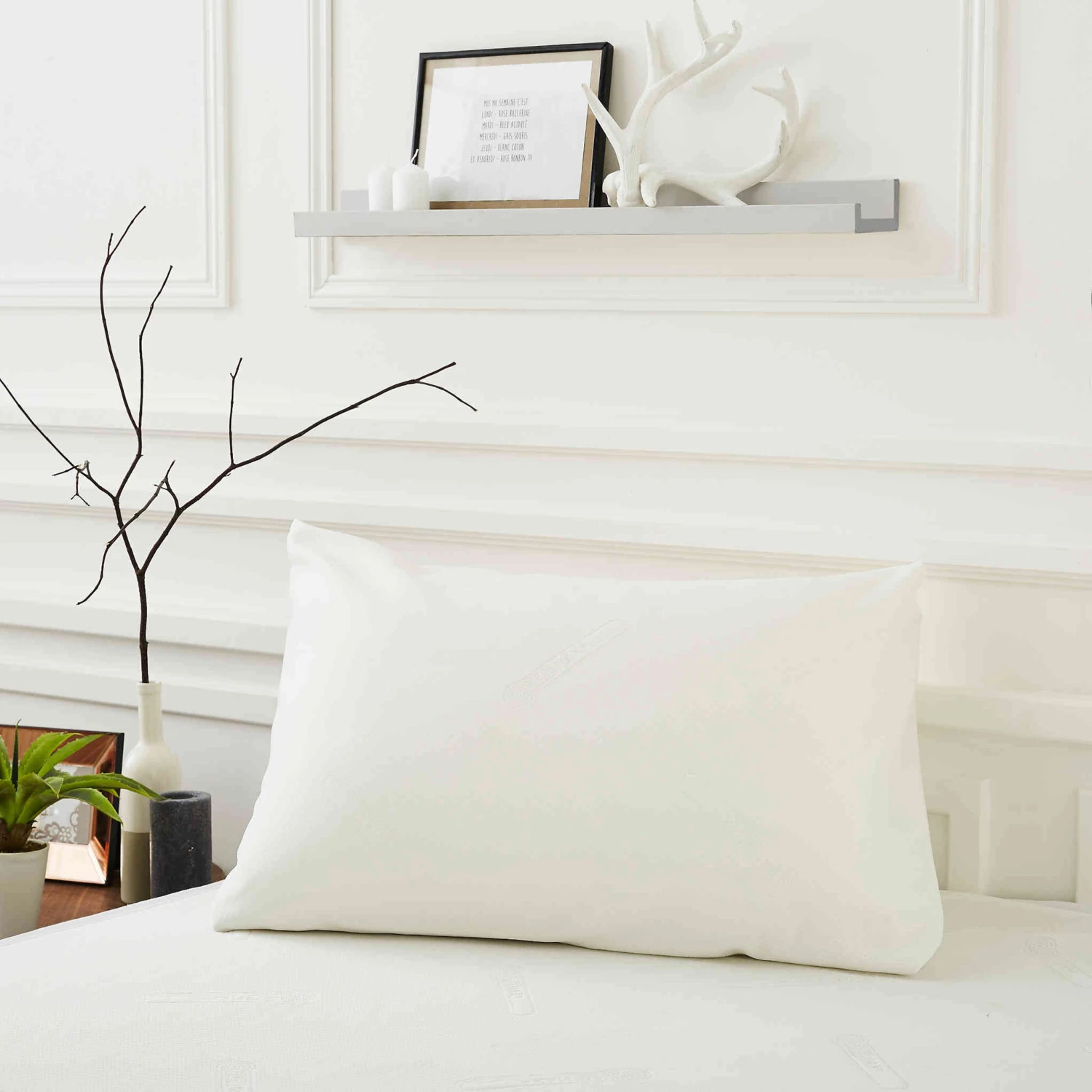 Lot De 2 Protèges Oreillers Tissu Coolmax® Anti-transpirant Et Respirant Qualité Hôtellerie De Luxe 4 Lot De 2 Protèges Oreillers Tissu Coolmax® Anti-transpirant Et Respirant Qualité Hôtellerie De Luxe – Image 2