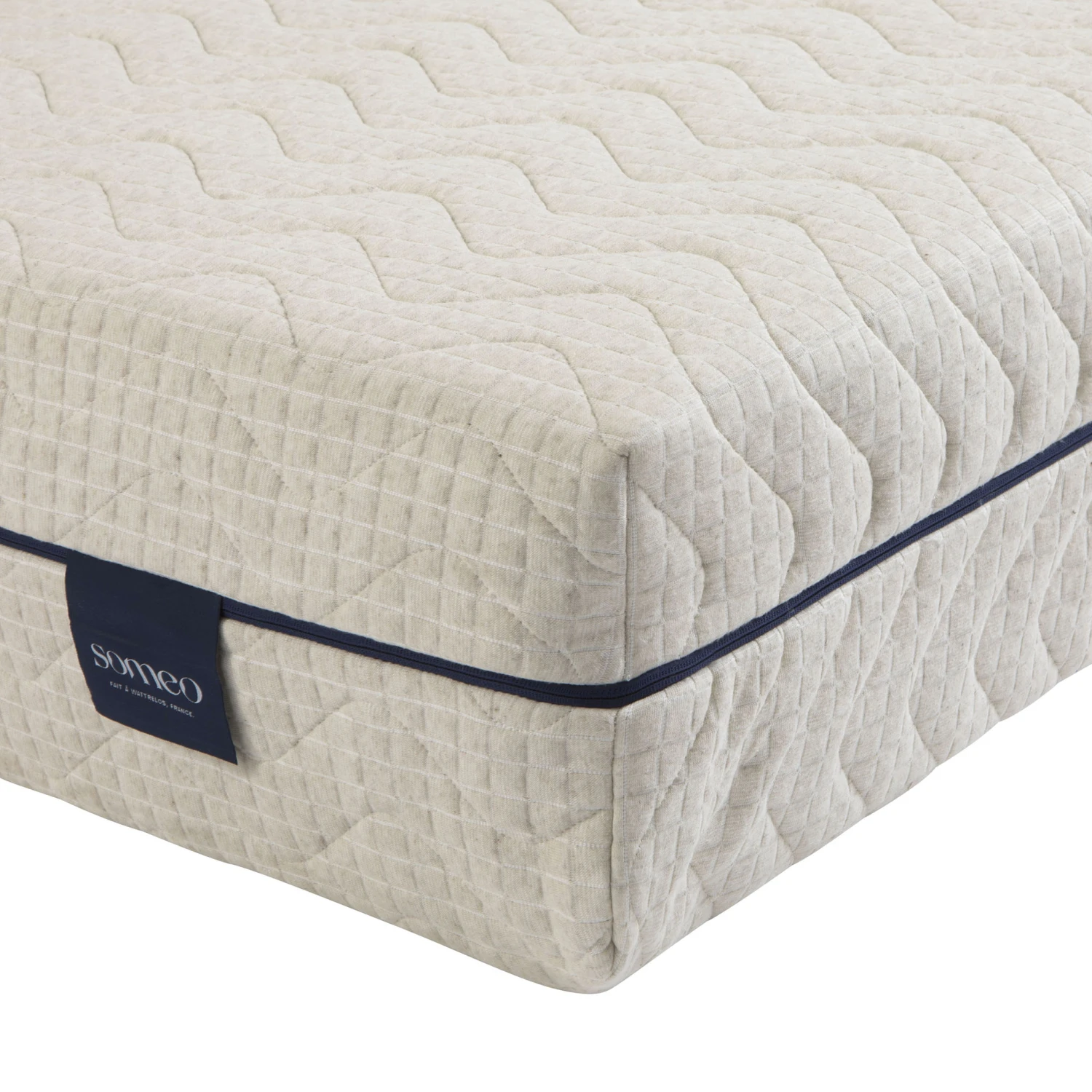 Ensemble Matelas Naturel Ressorts Et Latex Naturel, Sommier, Pieds, Tête De Lit, Couette Et Oreiller Aube 600 - SOMEO 7 Ensemble Matelas Naturel Ressorts Et Latex Naturel, Sommier, Pieds, Tête De Lit, Couette Et Oreiller Aube 600 - SOMEO – Image 5