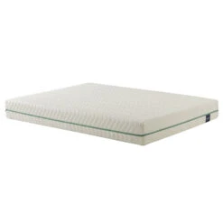 Ensemble Matelas Naturel Latex Naturel, Sommier, Pieds, Couette Et Oreiller Aube 700 - SOMEO -Magasin De Literie aube 700 3 4 droit fond blanc 287 1 12