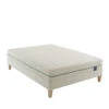 Ensemble Matelas Naturel Latex Naturel, Sommier Et Pieds Aube 700 - SOMEO -Magasin De Literie aube 700 mat som 3 4 fond blanc