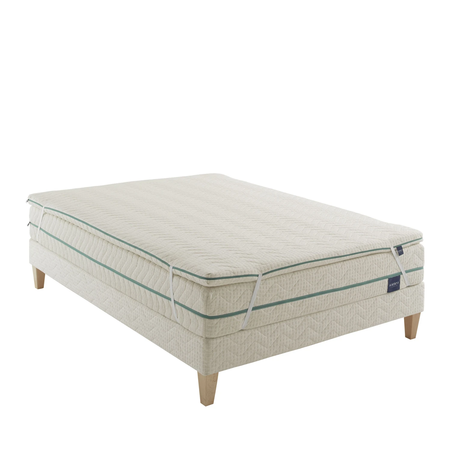 Surmatelas Naturel Latex Naturel Aube - SOMEO 3 Surmatelas Naturel Latex Naturel Aube - SOMEO
