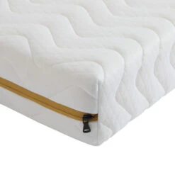 Ensemble Matelas Mousse, Sommier, Pieds, Couette Et Oreiller Aurore 200 - SOMEO 24 Ensemble Matelas Mousse, Sommier, Pieds, Couette Et Oreiller Aurore 200 - SOMEO -Magasin De Literie aurore 200 zoom ganse zip fond blanc 24