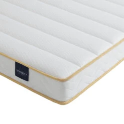 Ensemble Matelas Mousse, Sommier Lune Et Pieds Aurore 300 - SOMEO -Magasin De Literie aurore 300 zoom lateral fond blanc 6 33