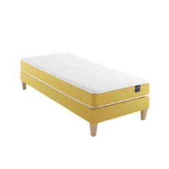 Ensemble Matelas Mousse, Sommier Et Pieds Aurore 400 - SOMEO 28 Ensemble Matelas Mousse, Sommier Et Pieds Aurore 400 - SOMEO -Magasin De Literie aurore 400 mat som 90x200 3 4 fond blanc