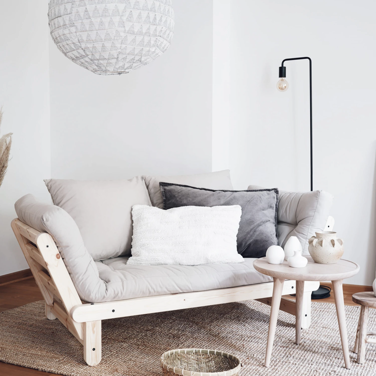 Banquette Ajustable BEAT En Pin Massif Naturel Matelas Inclus 75x200 4 Banquette Ajustable BEAT En Pin Massif Naturel Matelas Inclus 75x200 – Image 2