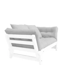 Banquette Ajustable BEAT En Pin Massif Blanc Matelas Inclus 75x200 11 Banquette Ajustable BEAT En Pin Massif Blanc Matelas Inclus 75x200 -Magasin De Literie beat blanc fond blanc 2