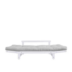 Banquette Ajustable BEAT En Pin Massif Blanc Matelas Inclus 75x200 10 Banquette Ajustable BEAT En Pin Massif Blanc Matelas Inclus 75x200 -Magasin De Literie beat blanc fond blanc 3