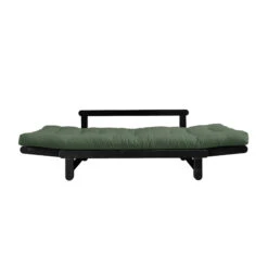 Banquette Ajustable BEAT En Pin Massif Noir Matelas Inclus 75x200 10 Banquette Ajustable BEAT En Pin Massif Noir Matelas Inclus 75x200 -Magasin De Literie beat vert fond blanc 2
