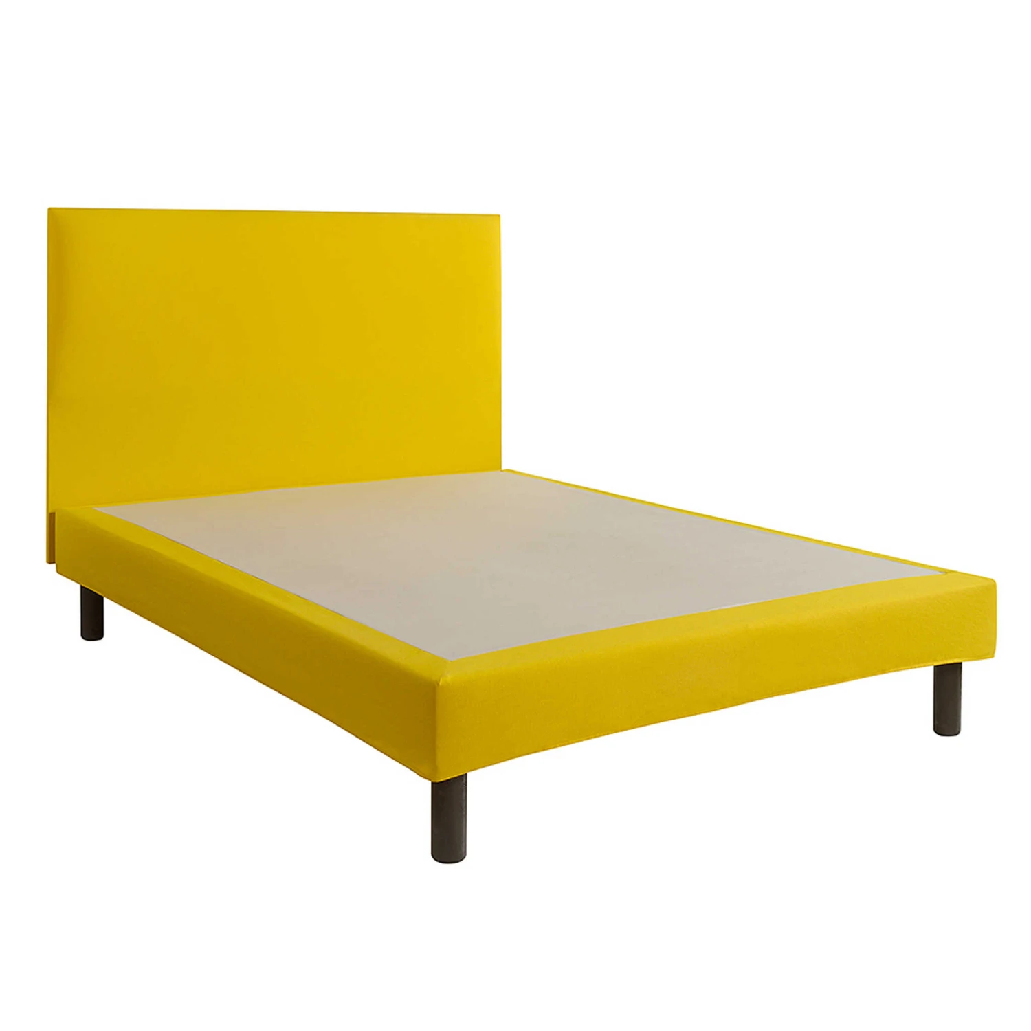 Cache-sommier Intégral 100% Coton Safran 6 Cache-sommier Intégral 100% Coton Safran – Image 4