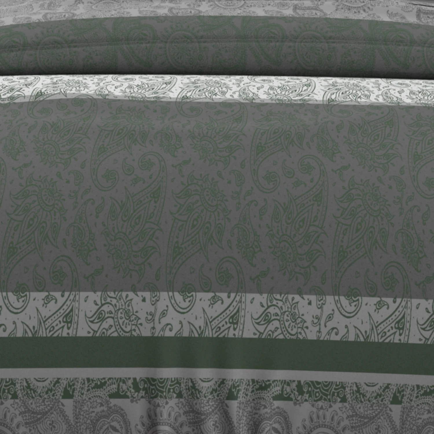 Parure De Lit Cachemire Gris 5 Parure De Lit Cachemire Gris – Image 3