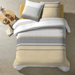 Parure De Lit Chinya Curry -Magasin De Literie chinya vue du dessus