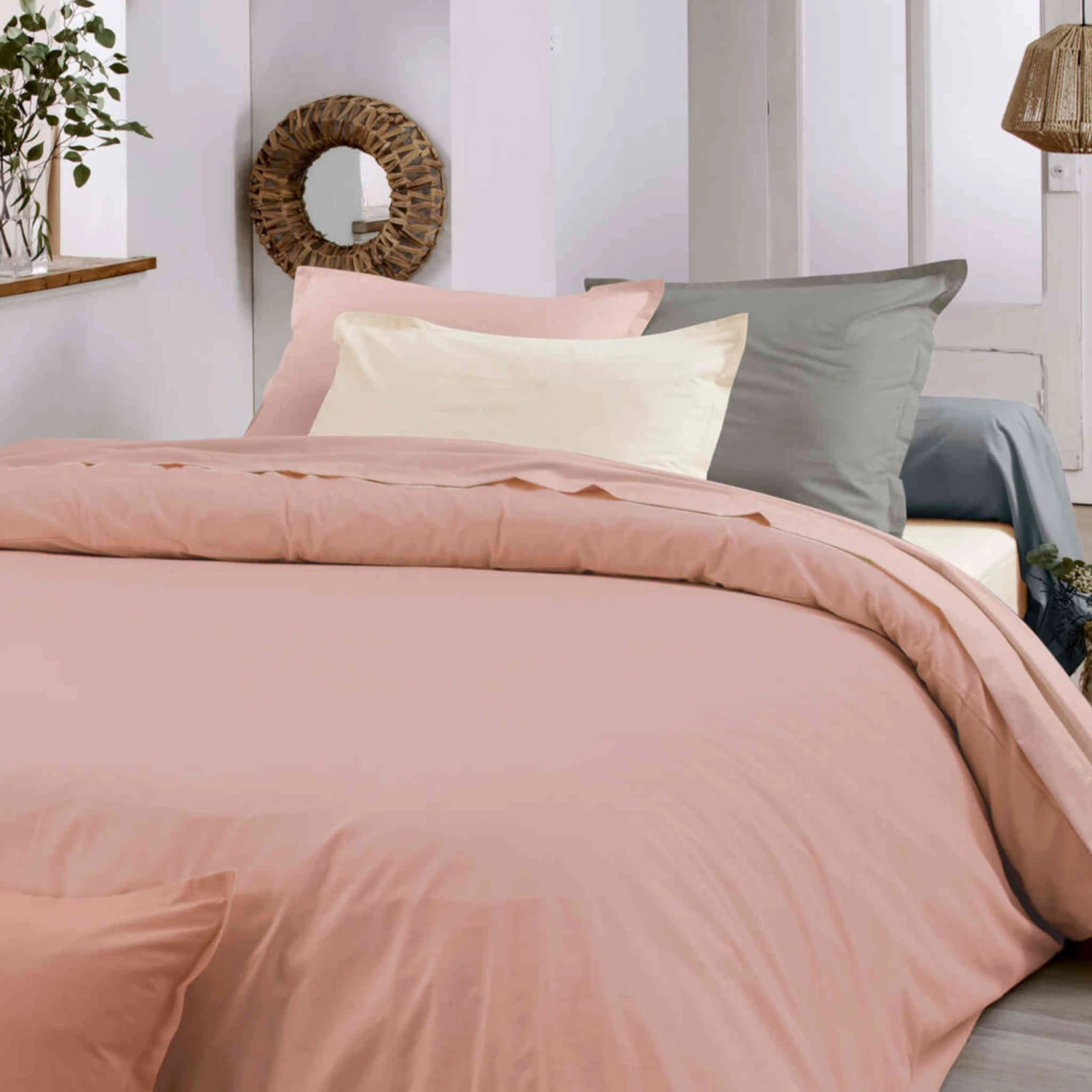 Housse De Couette 100% Coton Biologique Blush - Tradilinge 4 Housse De Couette 100% Coton Biologique Blush - Tradilinge – Image 2