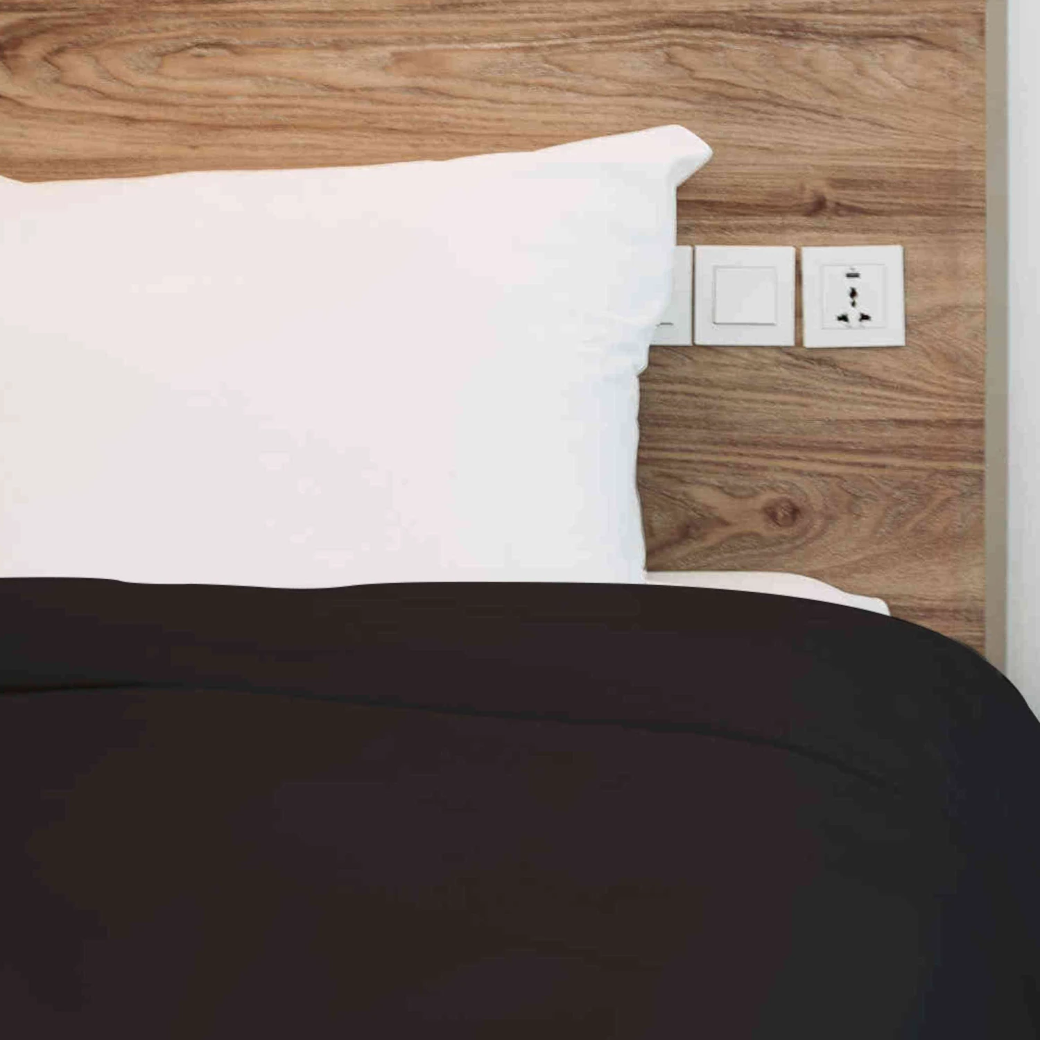 Housse De Couette 100% Coton Noir - Tradilinge 4 Housse De Couette 100% Coton Noir - Tradilinge – Image 2