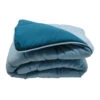 Couette Bicolore Chaude 350g 2 Couette Bicolore Chaude 350g -Magasin De Literie couette bicolor bleu ciel bleu canard fond blanc 1 1