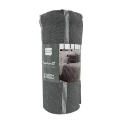 Couvre-lit Coton Jacquard Jakady Anthracite -Magasin De Literie couvre lit jackady anthracite 2