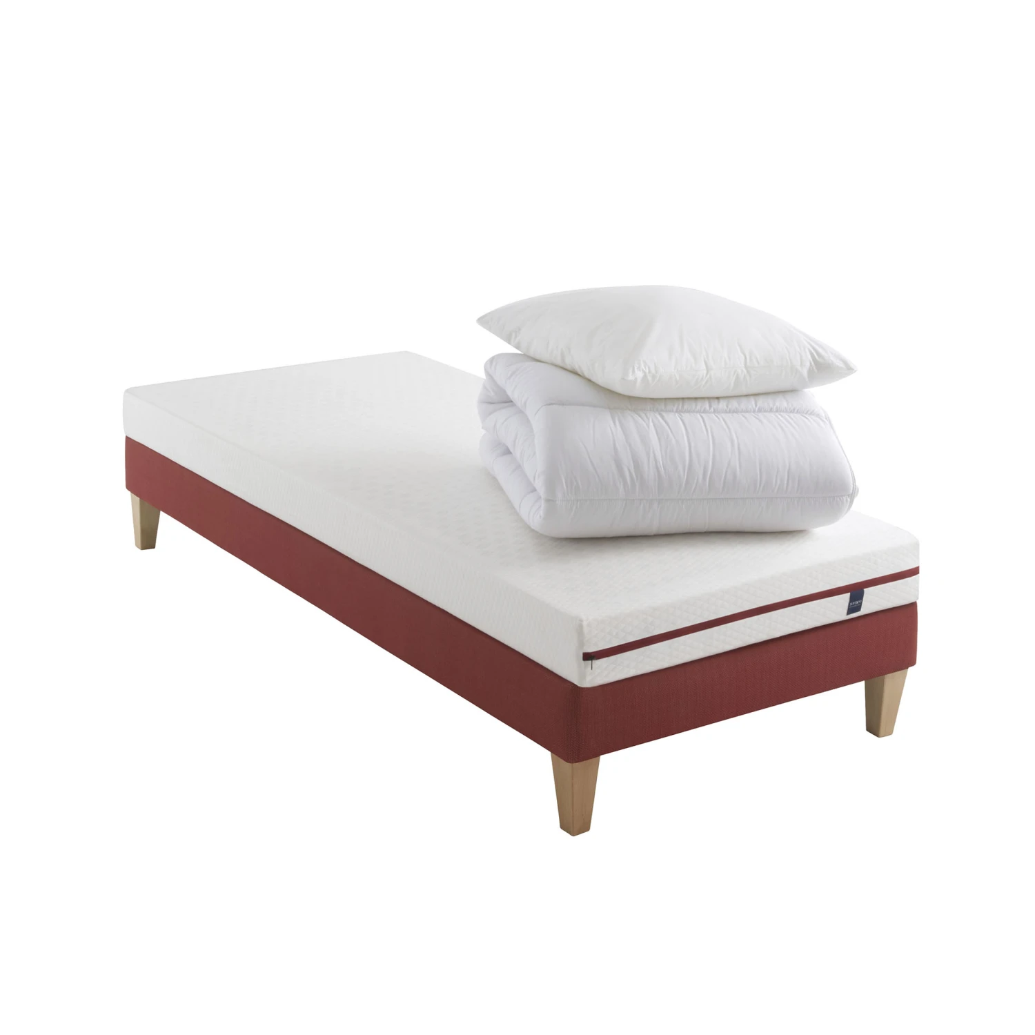 Ensemble Matelas Junior 100% Latex, Sommier, Pieds, Couette Et Oreiller Crépuscule 200 - SOMEO 15 Ensemble Matelas Junior 100% Latex, Sommier, Pieds, Couette Et Oreiller Crépuscule 200 - SOMEO – Image 13