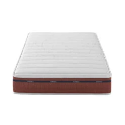 Ensemble Matelas 100% Latex, Sommier, Pieds, Couette Et Oreiller Crépuscule 500 - SOMEO -Magasin De Literie crepuscule 500 face fond blanc 146 42