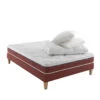 Ensemble Matelas 100% Latex, Sommier, Pieds, Couette Et Oreiller Crépuscule 600 - SOMEO 1 Ensemble Matelas 100% Latex, Sommier, Pieds, Couette Et Oreiller Crépuscule 600 - SOMEO -Magasin De Literie crepuscule 600 mat som cou or 3 4 fond blanc