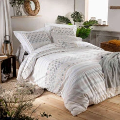 Drap Housse Diego Gris Bonnet 40 Cm - Tradilinge 7 Drap Housse Diego Gris Bonnet 40 Cm - Tradilinge -Magasin De Literie dh diego gris ambiance 1