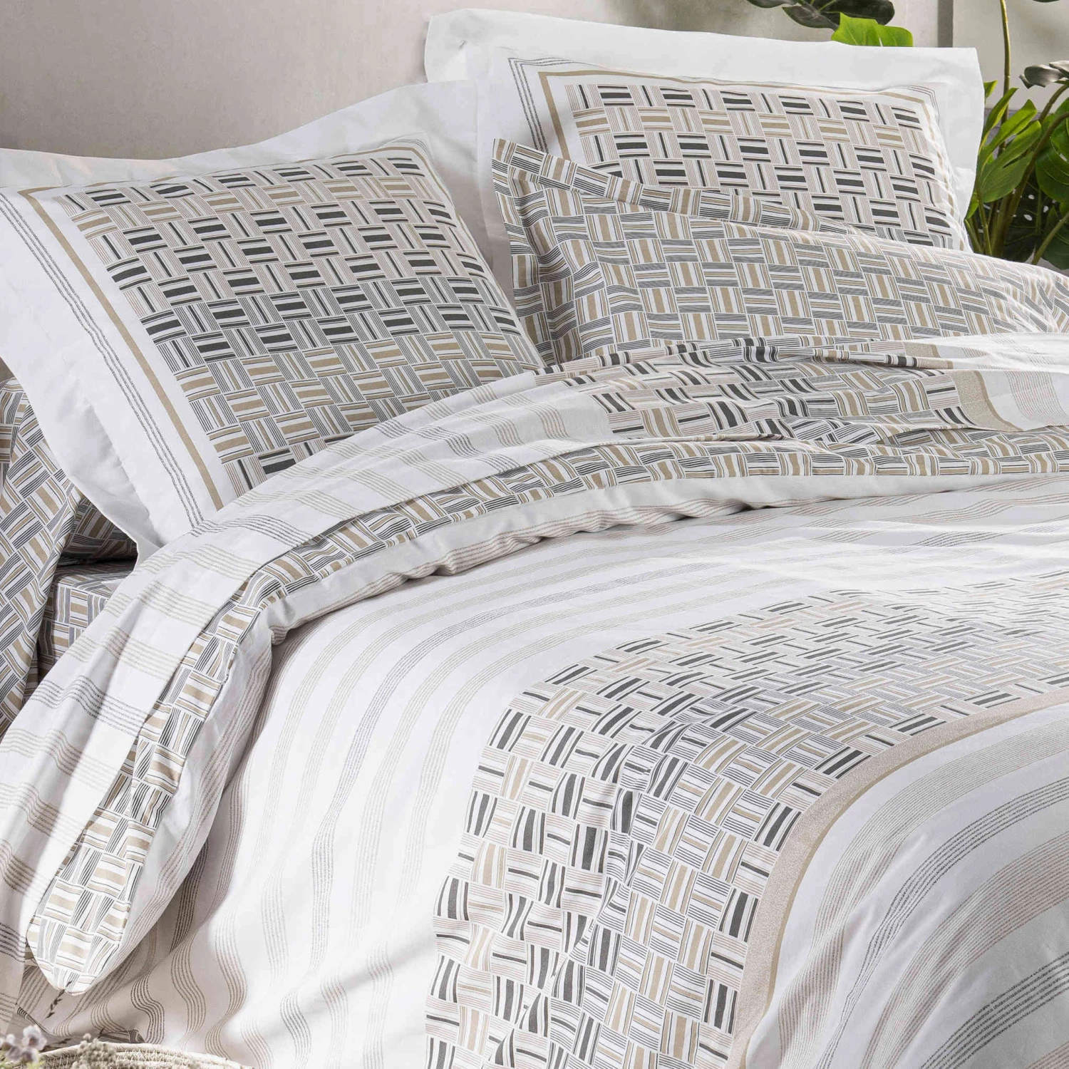 Parure De Lit Diego Gris - Tradilinge 5 Parure De Lit Diego Gris - Tradilinge – Image 3