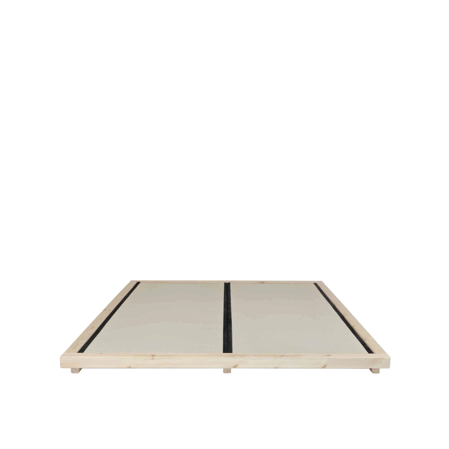 Ensemble Lit Futon Style Japonais Naturel + Tatami + Matelas Futon Noir 6 Ensemble Lit Futon Style Japonais Naturel + Tatami + Matelas Futon Noir – Image 4