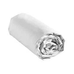 Drap Housse Coton Lavé Linette Blanc 8 Drap Housse Coton Lavé Linette Blanc -Magasin De Literie drap house linette blanc roul fond blanc
