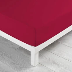 Drap Housse Biolina En Coton Biologique Bonnet 30 Cm 41 Drap Housse Biolina En Coton Biologique Bonnet 30 Cm -Magasin De Literie drap housse biolina bordeaux angle ambiance