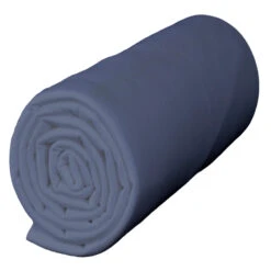 Lot De 2 Draps Housses Jersey Bleu Océan Bonnet 30 Cm 7 Lot De 2 Draps Housses Jersey Bleu Océan Bonnet 30 Cm -Magasin De Literie drap housse bleu ocean face plie fond blanc 1 10