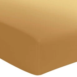 Drap Housse Curry 100% Coton Biologique Bonnet 40 Cm