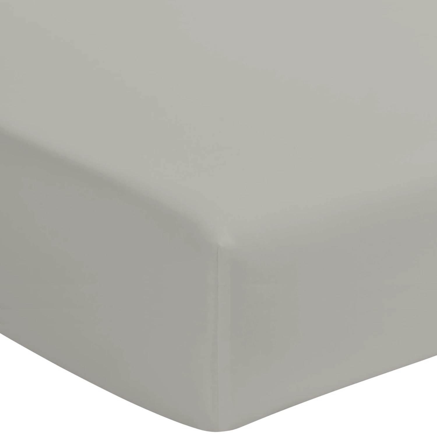 Drap Housse Gris Mastic 100% Coton Bonnet 40 Cm 3 Drap Housse Gris Mastic 100% Coton Bonnet 40 Cm