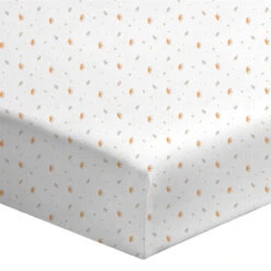 Lot De 2 Draps Housses Bébé Coton Jersey Blanc/Renard 60x120 Cm 7 Lot De 2 Draps Housses Bébé Coton Jersey Blanc/Renard 60x120 Cm -Magasin De Literie drap housse fox zoom fond blanc