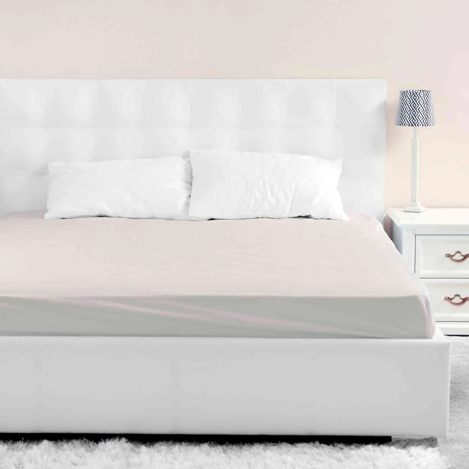 Lot De 2 Draps Housse Jersey Sable Bonnet 40 Cm 4 Lot De 2 Draps Housse Jersey Sable Bonnet 40 Cm – Image 2