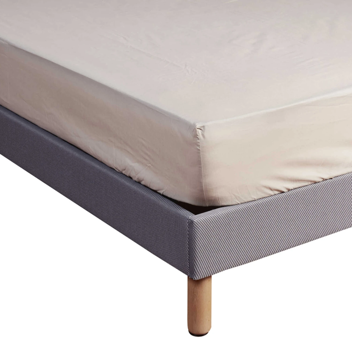 Drap Housse 100% Coton Seigle - Bonnet 27 Cm 4 Drap Housse 100% Coton Seigle - Bonnet 27 Cm – Image 2