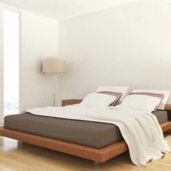 Lot De 2 Draps Housses Jersey Taupe Bonnet 30 Cm 100% Coton Biologique 7 Lot De 2 Draps Housses Jersey Taupe Bonnet 30 Cm 100% Coton Biologique -Magasin De Literie drap housse taupe 2