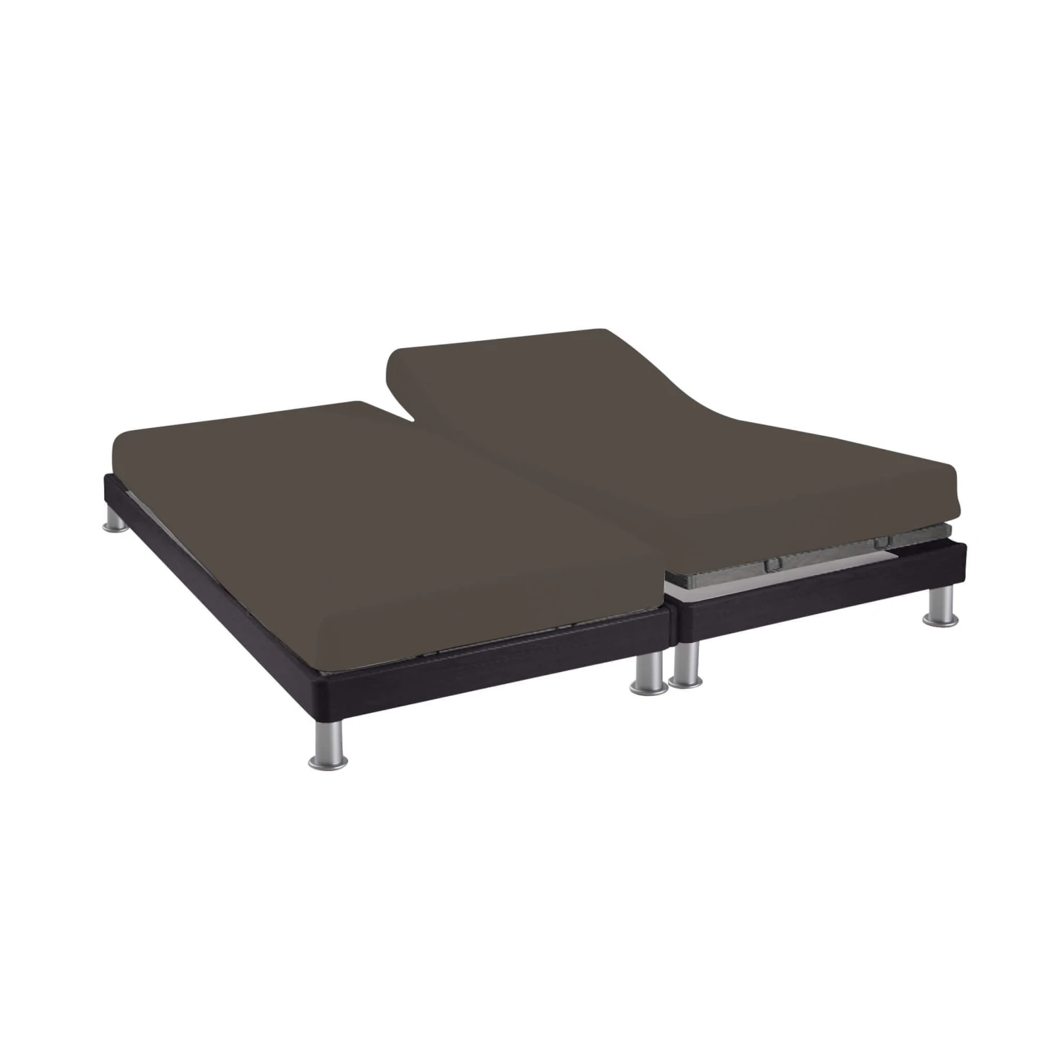 Drap Housse TPR Zinc 100% Coton Bonnet 30 Cm 3 Drap Housse TPR Zinc 100% Coton Bonnet 30 Cm