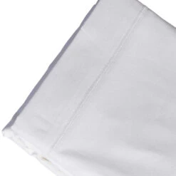 Drap Plat 100% Coton -Magasin De Literie drap plat blanc fond blanc 2