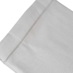 Drap Plat 100% Coton -Magasin De Literie drap plat gris souris fond blanc 2