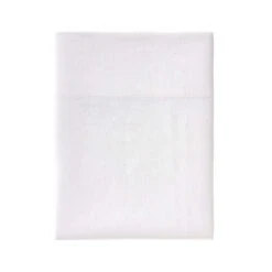 Drap Plat Blanc 100% Lin