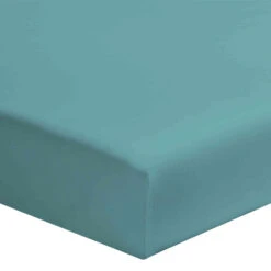 Lot De 2 Draps Housses Bébé En Jersey Bio Imprimés étoiles Et Cœurs Turquoise 14 Lot De 2 Draps Housses Bébé En Jersey Bio Imprimés étoiles Et Cœurs Turquoise -Magasin De Literie drape housse turquoise zoom fond blanc