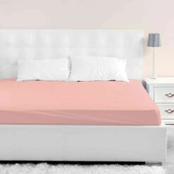 Drap Housse Rose Thé Bonnet 40 Cm