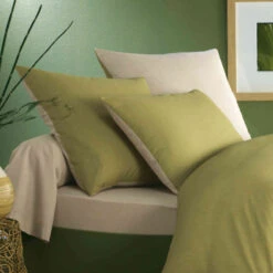 Parure De Lit Écorce Ivoire/mousse 7 Parure De Lit Écorce Ivoire/mousse -Magasin De Literie ecorce ivoire 3