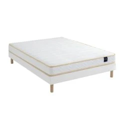 Ensemble Matelas Mousse, Sommier Lune Et Pieds Aurore 300 - SOMEO
