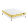 Ensemble Matelas Mousse, Sommier Lune Et Pieds Aurore 400 - SOMEO 1 Ensemble Matelas Mousse, Sommier Lune Et Pieds Aurore 400 - SOMEO -Magasin De Literie ens aurore 400 niagara 140x 3 4 fond blanc