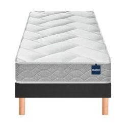 Ensemble Matelas Bultex Primo, Sommier Vigoroso Et Pieds Back To Basics 24 Ensemble Matelas Bultex Primo, Sommier Vigoroso Et Pieds Back To Basics -Magasin De Literie ens bultex backtobasic 90x face fond blanc
