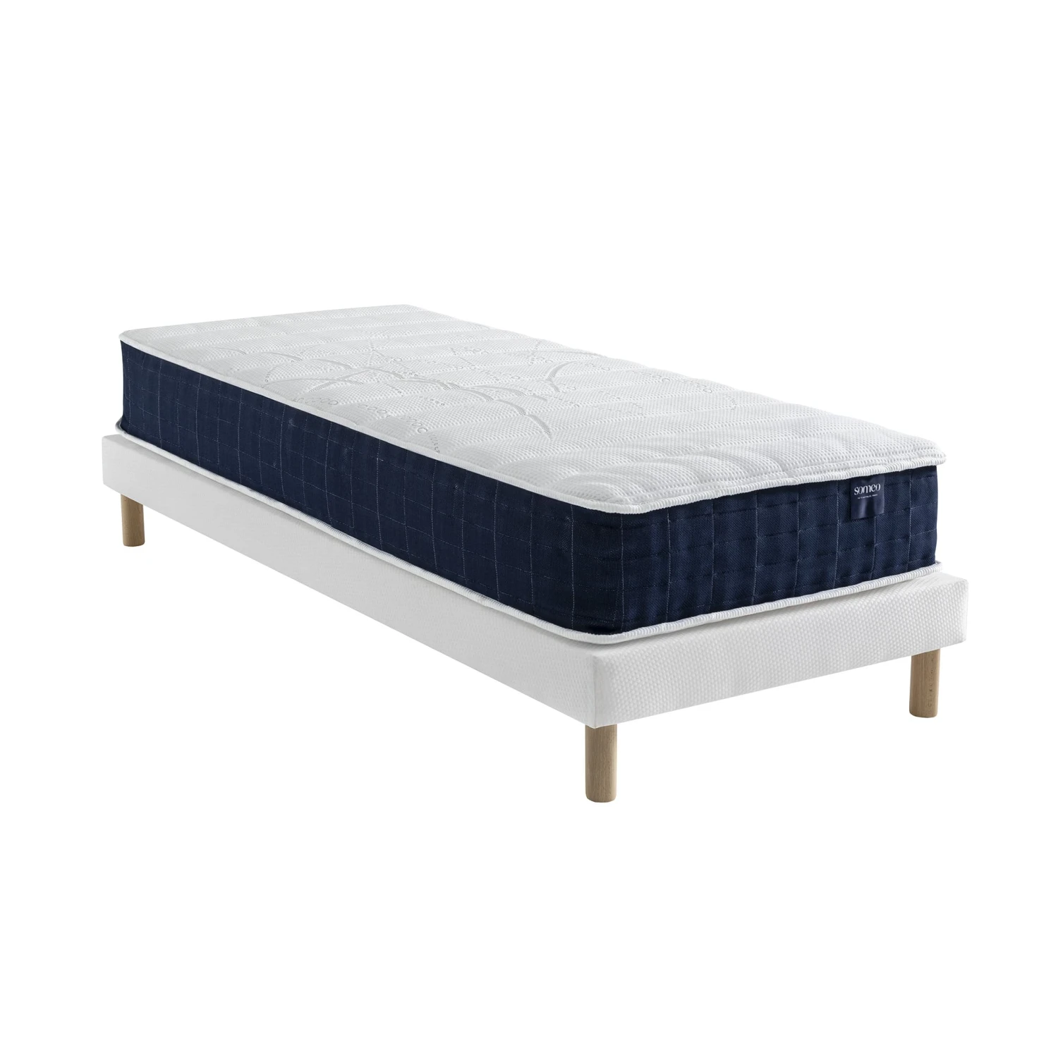 Ensemble Matelas Ressorts, Sommier Lune Et Pieds Rêve 400 - SOMEO 11 Ensemble Matelas Ressorts, Sommier Lune Et Pieds Rêve 400 - SOMEO – Image 9