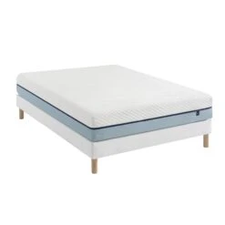 Ensemble Matelas Mémoire De Forme, Sommier Constellation Et Pieds Songe 600 - SOMEO