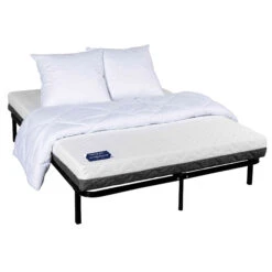 Ensemble Matelas Mousse Tranquillité + Cadre à Lattes 13 Ensemble Matelas Mousse Tranquillité + Cadre à Lattes -Magasin De Literie ensemble matelas mousse tranquillit cadre lattes 140x190 pr sent en pack