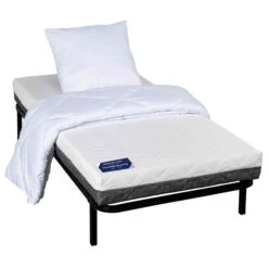 Ensemble Matelas Mousse Tranquillité + Cadre à Lattes 12 Ensemble Matelas Mousse Tranquillité + Cadre à Lattes -Magasin De Literie ensemble matelas mousse tranquillit cadre lattes 90x190 pr sent en pack