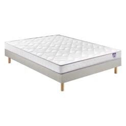 Ensemble Merinos Matelas Junior Mousse Clear, Sommier En Kit Déco Et Pieds